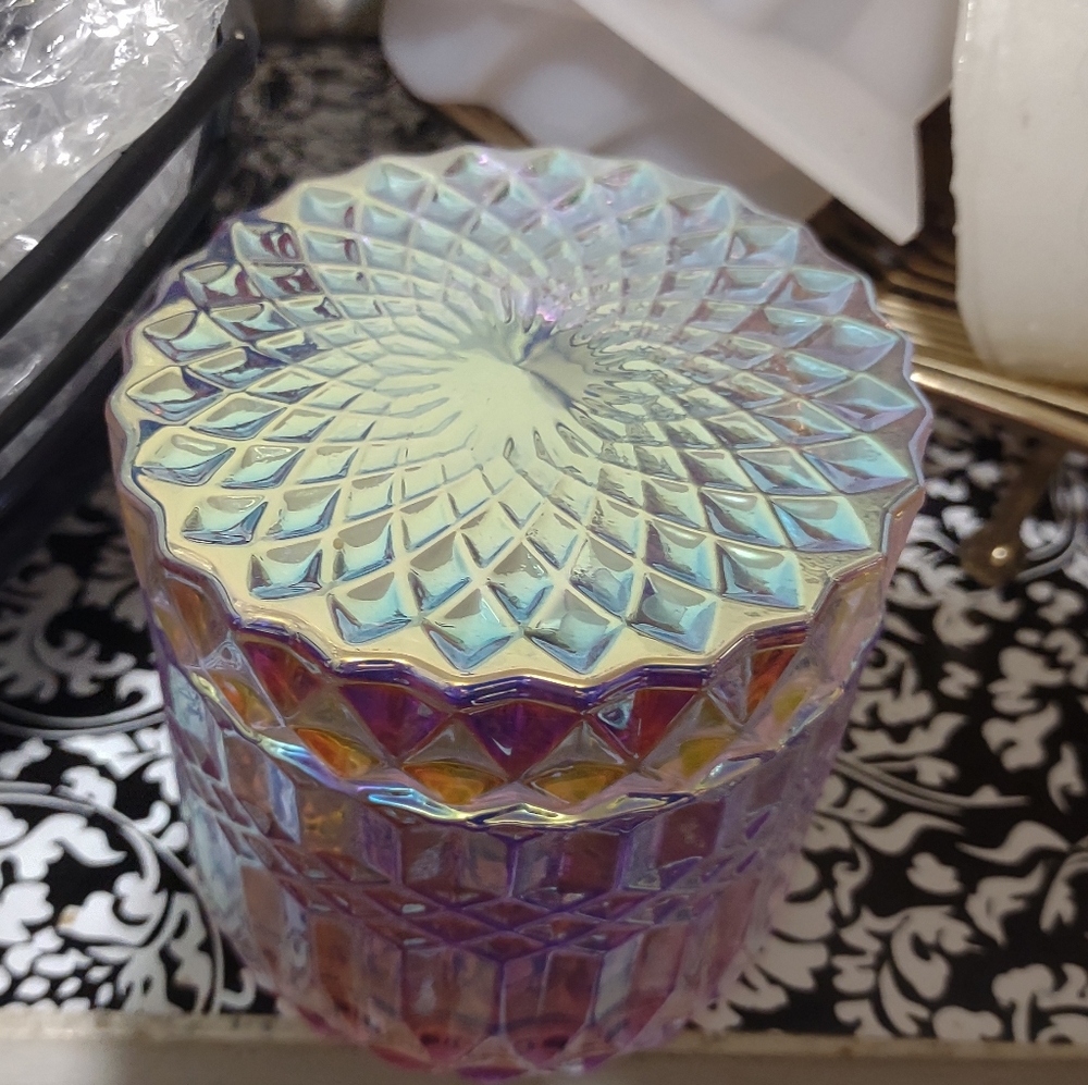 Makesy Posh Unicorn Iridescent 7oz Candle Vessel